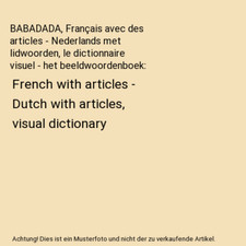 BABADADA, Français avec des