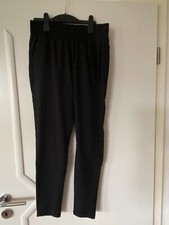 Schwarze Sporthose Freizeithose von Crane  Größe 36 mit breitem Gummibund