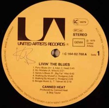 2xLP Canned Heat Living The Blues YELLOW LABELS. NEAR MINT United Artists Re