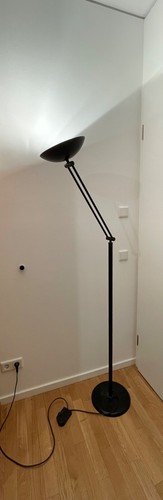Stehlampe schwarz zwei - stehlampe, schwarz,