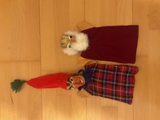 Handpuppen Holz handgeschnitzt