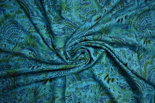 Fnc vintage aqua indische sari - fnc,