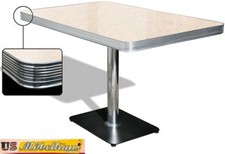 TO-22a American Dinertisch Esstisch Diner Tisch Gastronomie Möbel Fifties Style 