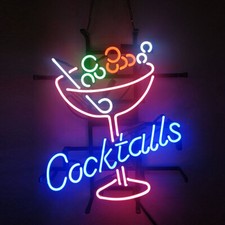 Cocktails Martini Neon Sign