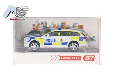 Herpa 87MC000035 MicroCity: Volvo V90 "Polis Schweden" (ab 2017) 1:87