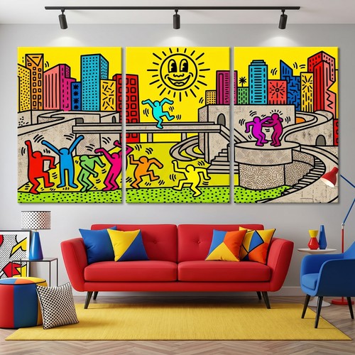 Keith haring dancing men - keith,