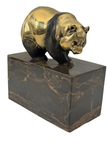 Bär bronzefigur bronze - bronzefigur,