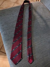 Burberrys Krawatte rot blau Vintage 