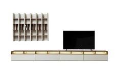 Hochwertige Design Wohnwand