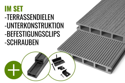 Wpc terrassendielen silbergrau - wpc,