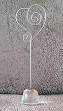Tischkartenhalter Glas/Metall 15 Stück - Halter für Namensschildchen für Feste