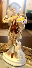 Rokoko Figur "Junge mit dem Hund" Antik, Vintage, Porzellan, Deko, Rarität