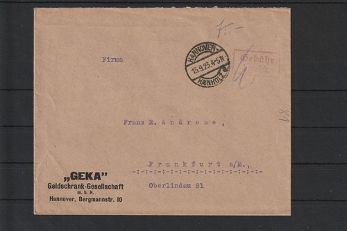 Reich gebühr bezahlt - dt.,