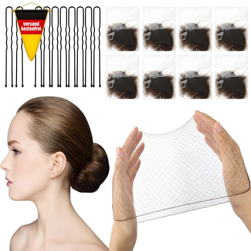 Haarnetz set stück - haarnetz, 24