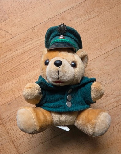 Polizei teddybär grüner - in,
