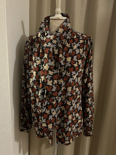 Seidenbluse bluse crêpe de - ,