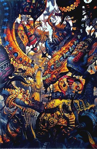 Fantasy poster psychedelic - poster,
