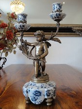 Kerzenleuchter Engel Porzellan