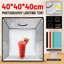 40x40x40CM Fotostudio Fotobox Set LED Lichtzelt Lichtbox Photobox Für Fotografie