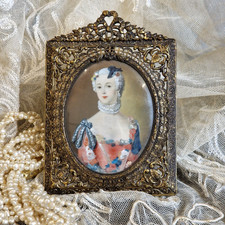 Miniatur Portrait einer Dame