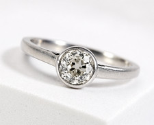 Antiker solitär ring art deco - antiker,