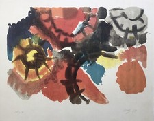 Ernst Wilhelm Nay Farblithographie datiert 1958 nummeriert 10/150 signiert