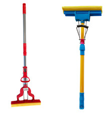 Bodenwischer Wischmop Teleskop Mop 130cm Pressmop Ersatzschwamm Schwamm NEU