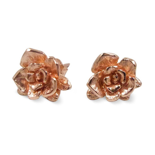 Massive 14k rotgold ohrringe - massive,