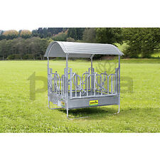 PATURA Profi Viereckraufe mit Schwedenfressgittern Heuraufe Futterraufe Rinder