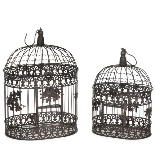 2er set deko vogelkäfig - set, deko-vogelkäfig