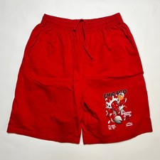 Nutmeg Chicago Bulls NBA Vintage 90s Shorts Nike Jordan Style Herren rot XL
