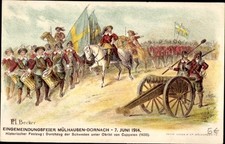 Künstler Ak Becker, Dornach