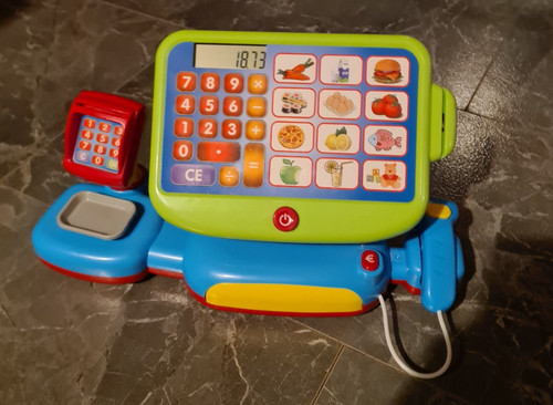 Kinderkasse mit scanner - kinderkasse,