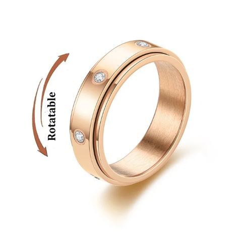 Edelstahl ringe zirkonia - edelstahl,