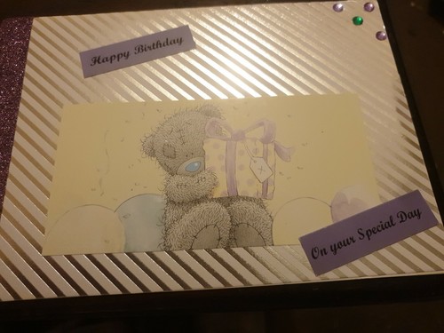 Teddybär selbstgemachte karte - teddybär,