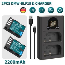 2× DMW-BLF19 Akku Für