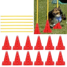 Agility Training Koordinationsleiter Markierungshütchen Fußball Hürden Kinder