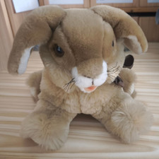 Steiff Hase Pummy  5060/21 mit Knopf und Fahne, Halsband mit Schleife
