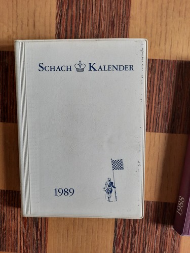 Schachkalender 1989 edition - schachkalender,