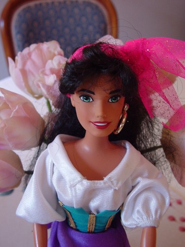 Barbie puppe disney esmeralda - disney,