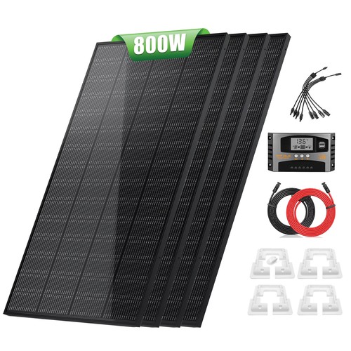 800w solarmodul solarpanel kit - 800w,