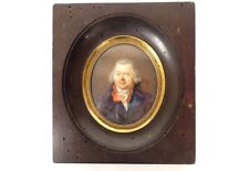 Miniatur Bemalt Porträt Mann