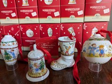 Hutschenreuther Porzellan 2024 Glocke Kugel Zapfen Stiefel  - Einzelverkauf