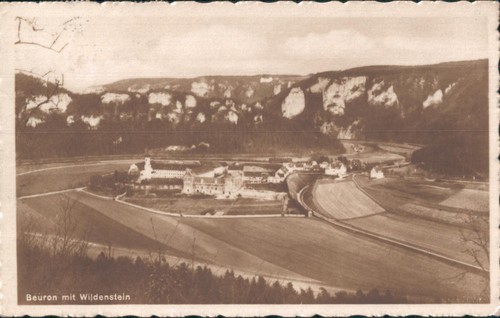 Beuron mit wildenstein - wildenstein, 1927