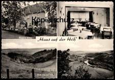 ÄLTERE POSTKARTE DÜNEBUSCH BITZEN HAUS AUF DER HÖH SIEGTAL PENSION KLEIN SPEISEZ