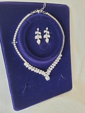 Collier mit Ohringe Zirkonia