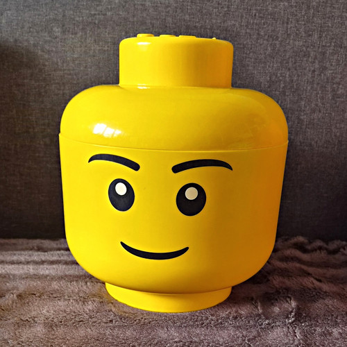 Lego kopf aufbewahrungsbox - lego, kopf-aufbewahrungsbox
