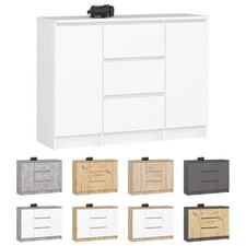 Kommode K100 mit 2 Türen und 3 Schubladen B101xH76xT35 cm