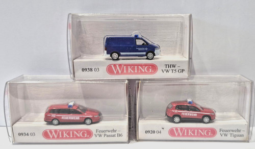 Wiking set einsatzfahrzeuge - set,