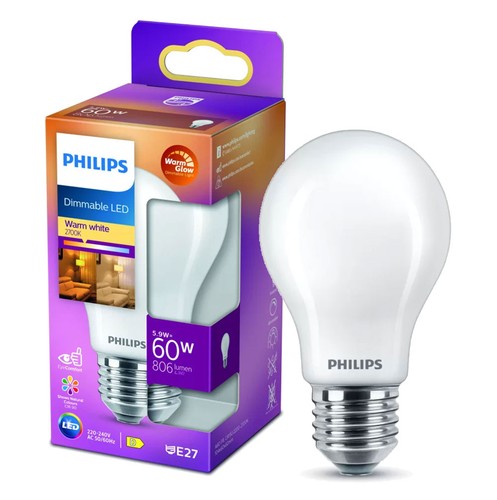 Philips led a60 birne 60w - birne, 5,9w=60w